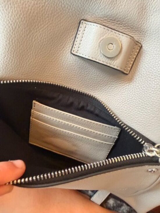 LODÍS Leather Backpack Taupe Pebbled Leather main image 5